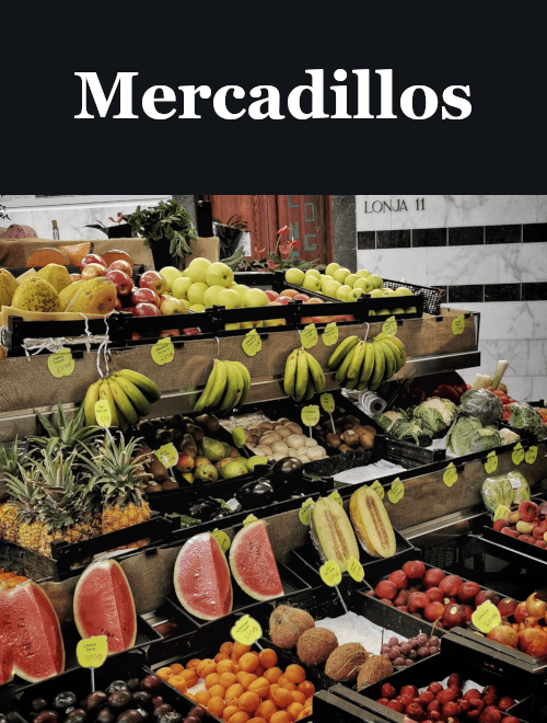 Da acceso a los mercadillos que podremos visitar en la Palma.