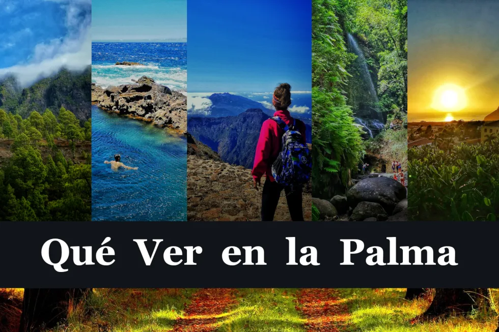 Enlaza con un menú donde se explican todas las cosas que se pueden ver en la Palma.