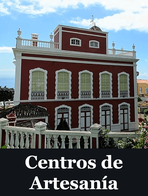 Presenta los centros de artesanía que visitar en la isla de la Palma