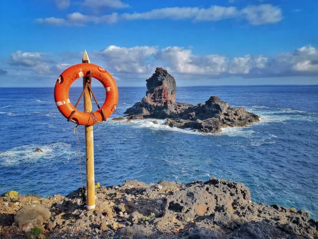 La costa norte de la Palma en Garafía