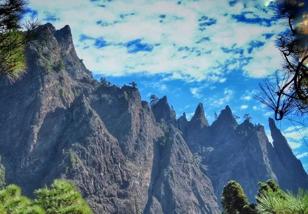 Interior de la Caldera de Taburiente.