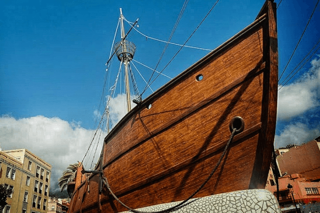 Exterior del museo naval de Santa Cruz de la Palma.