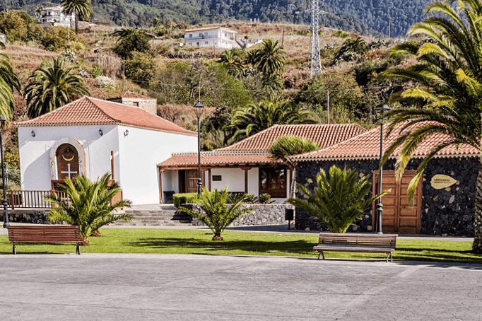 Entrada del museo del puro palmero en la isla de la Palma.