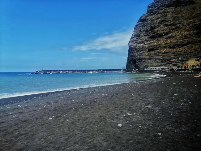 La costa del suroeste de la Palma