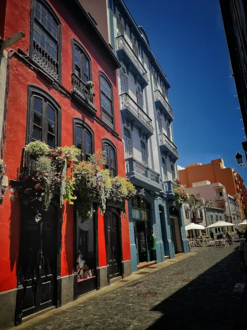 Calles en la ciudad de Santa Cruz de la Palma