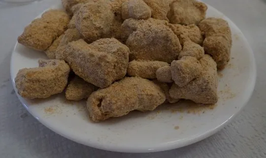Los chicharrones son uno de los entrantes típicos de la Palma.