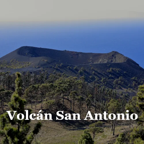 Enlaza con la entrada del volcán San Antonio.