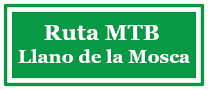 Enlaza con la entrada donde se da información sobre la ruta mtb del Llano de la Mosca.